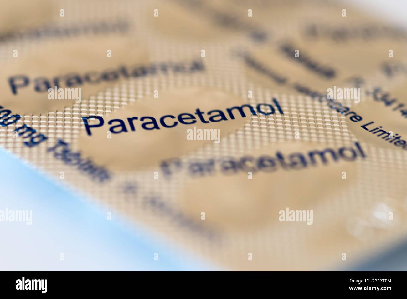 Analgésico paracetamol Foto de stock