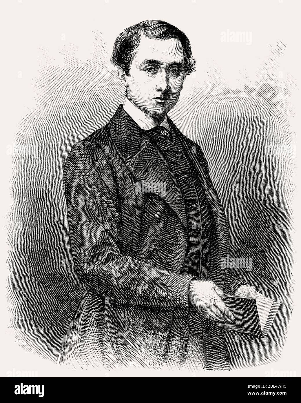Príncipe Alfred Ernest Albert, Duque de Saje-Coburg y Gotha, 1844 – 1900 Foto de stock