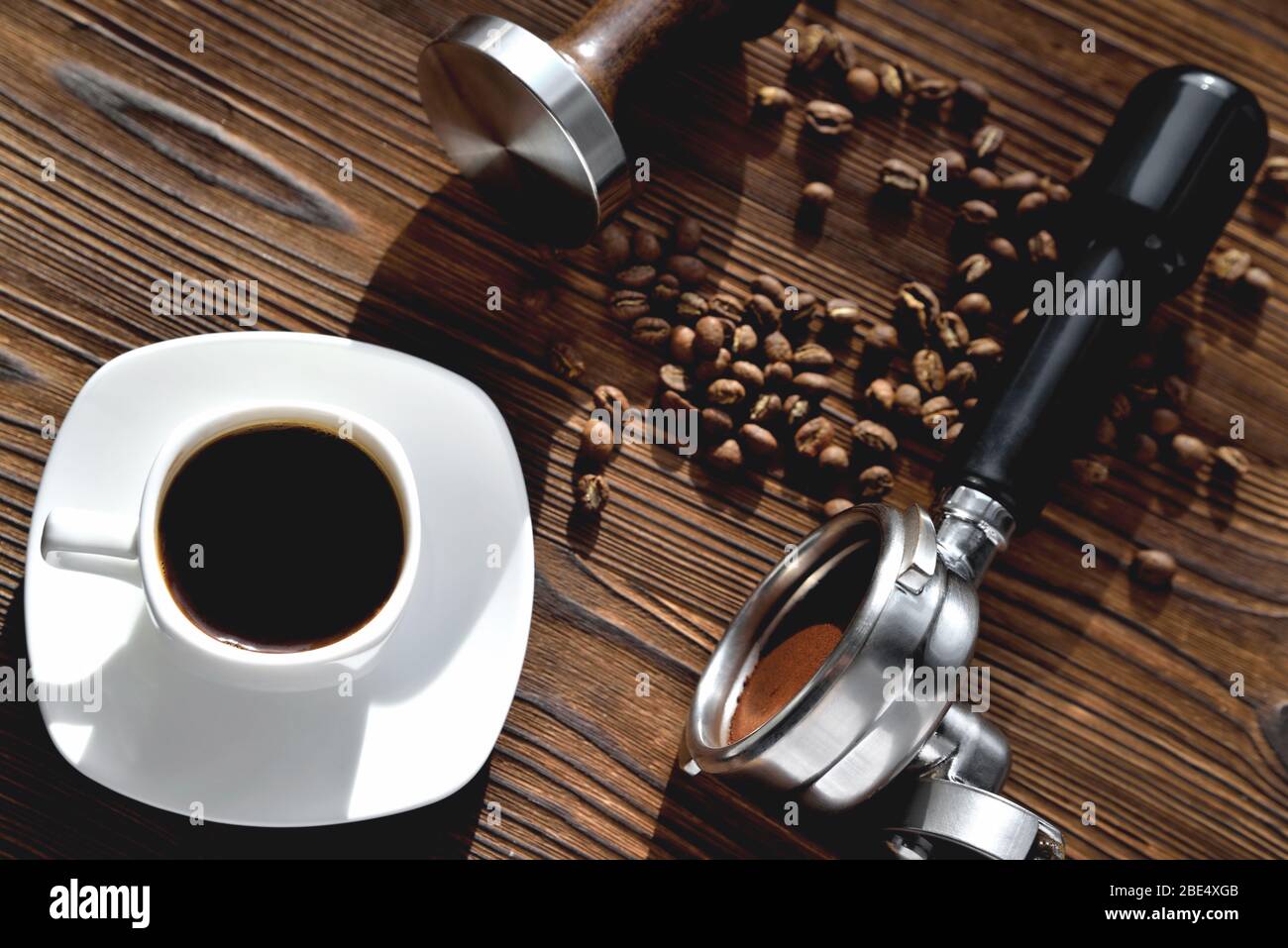 Granos de café y accesorios