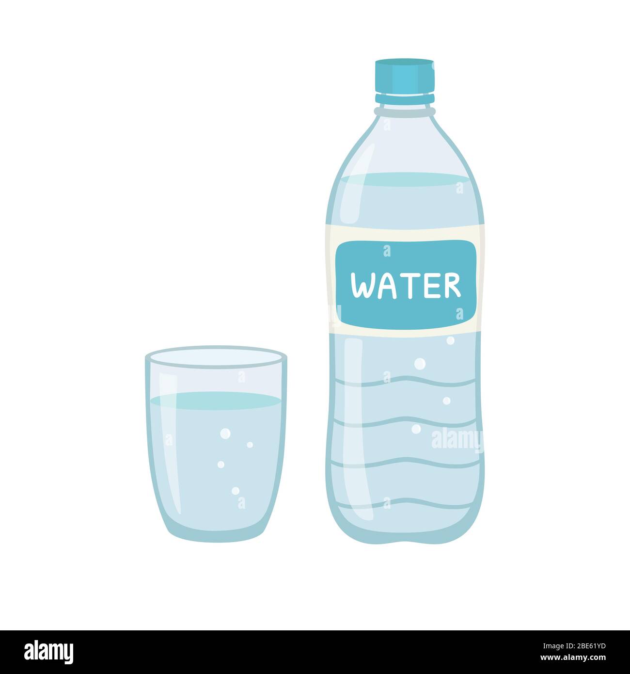 Botella De Agua Vector