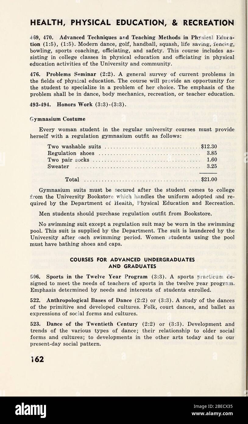 'Boletín de la Universidad de Carolina del Norte en Greensboro [1966-1968]; 1966; 1968; ' Foto de stock