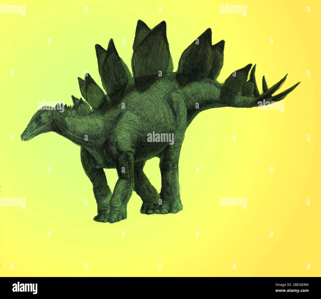 Stegosaurus Foto de stock