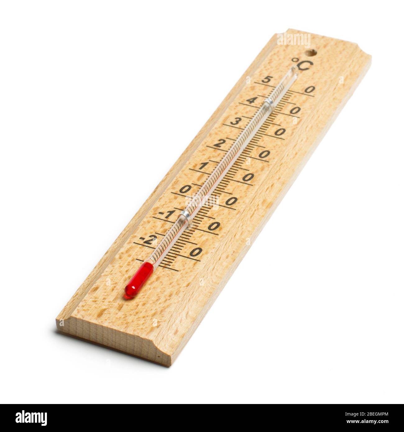 ganso Elástico Estrecho Termómetro de temperatura de madera en la habitación aislado sobre fondo  blanco Fotografía de stock - Alamy