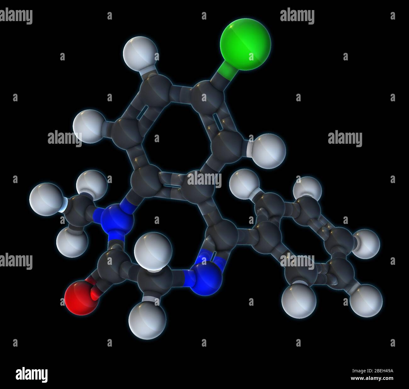 Estructura de la molécula de diazepam fotografías e imágenes de alta  resolución - Alamy