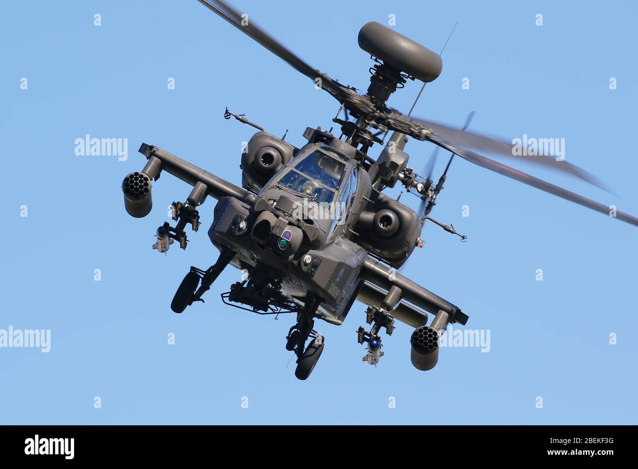 WAH-64D Apache Foto de stock