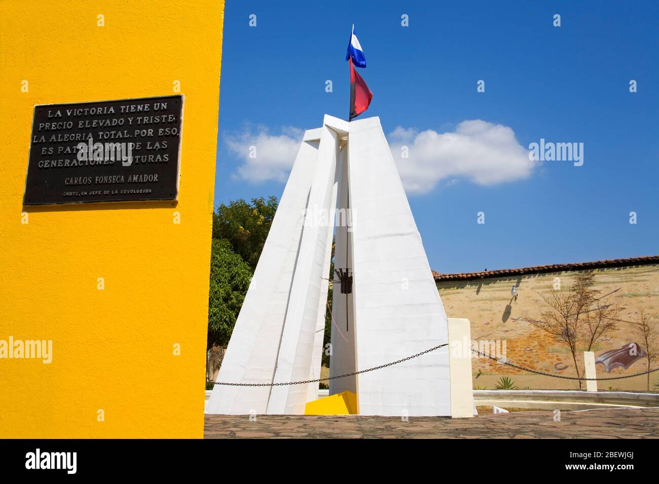 Monumento a los Héroes, Ciudad de León, Departamento de León, Nicaragua, Centroamérica Foto de stock