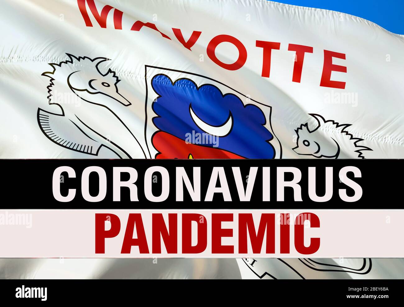 PANDEMIA de coronavirus COVID2019 sobre antecedentes de la bandera del
