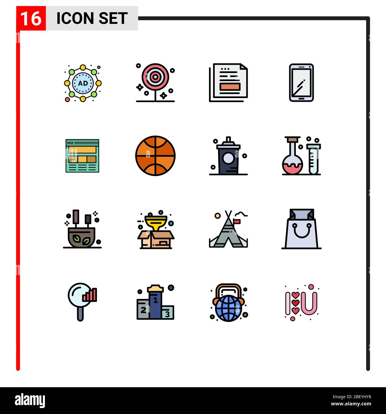 16 iconos creativos modernos signos y símbolos de Samsung, móvil, datos,  teléfono inteligente, oficina Editable Creative Vector Design Elements  Imagen Vector de stock - Alamy