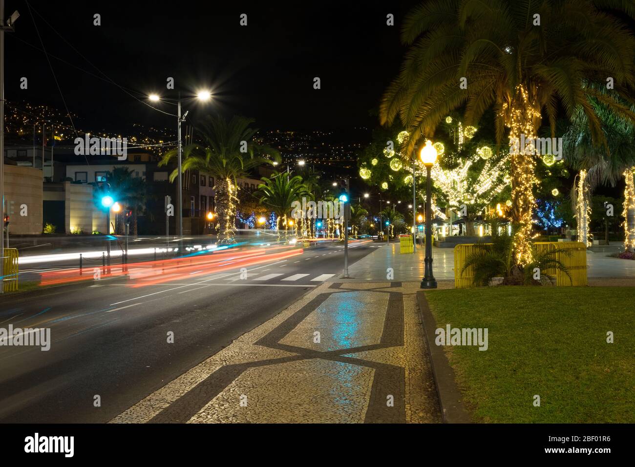 Luces de Carnaval; Funchal; Madeira 2019; Foto de stock