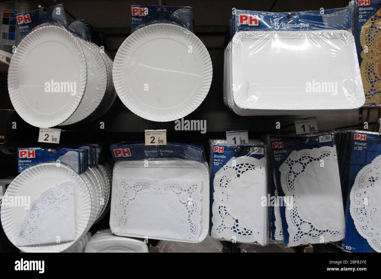 Platos De Carga Desechables