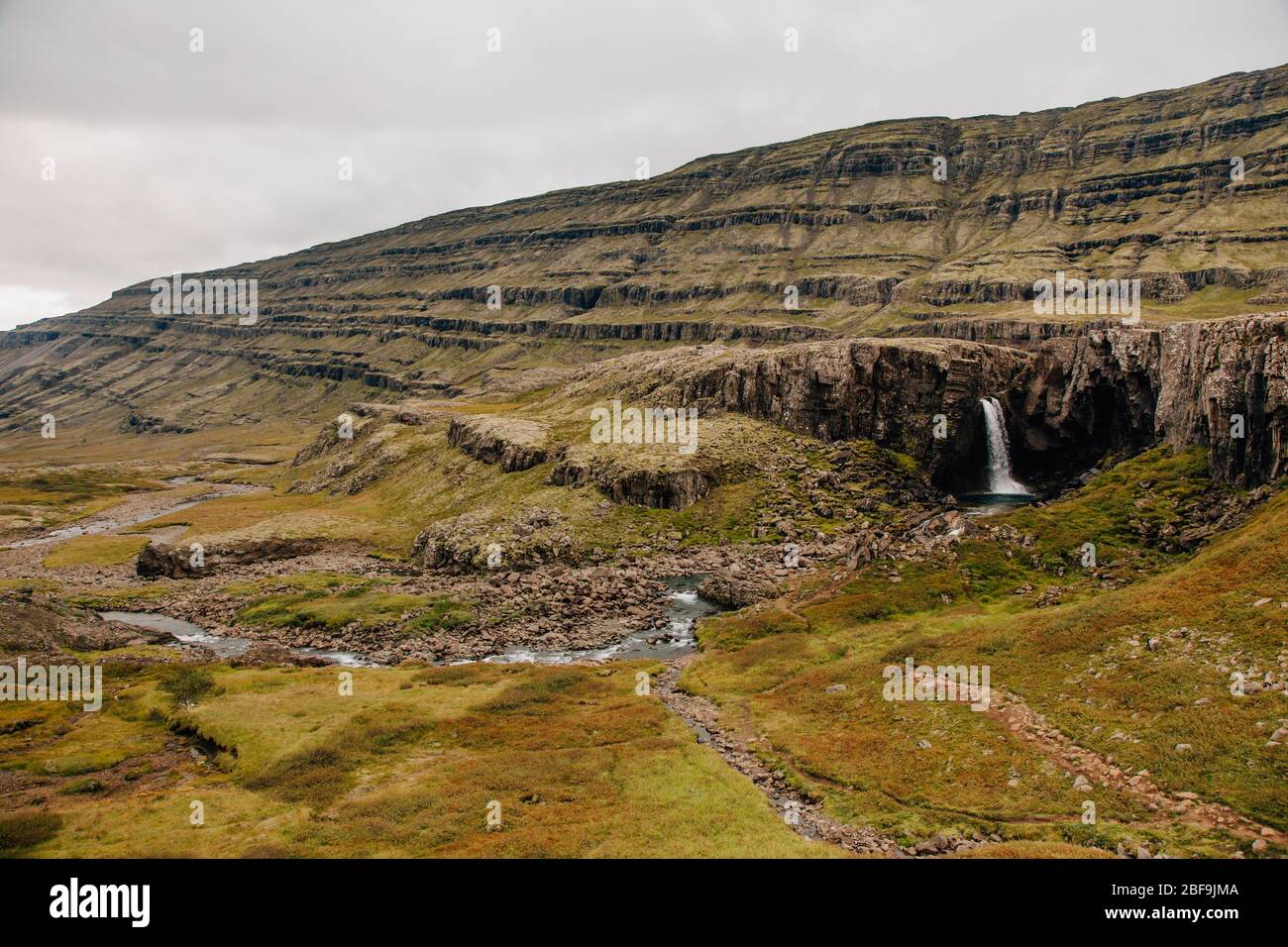 Naturaleza impresionante de Islandia Foto de stock