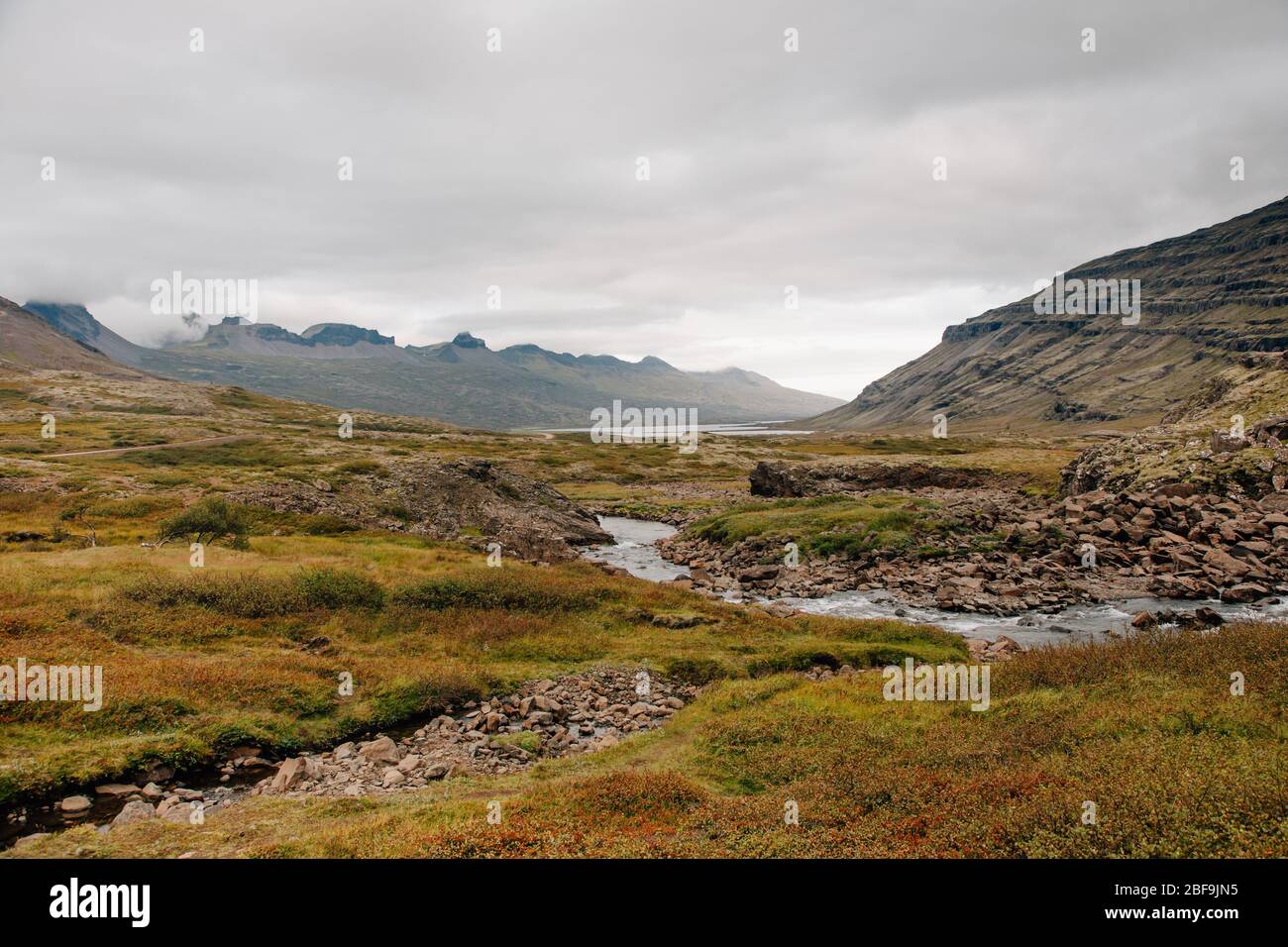 Naturaleza impresionante de Islandia Foto de stock