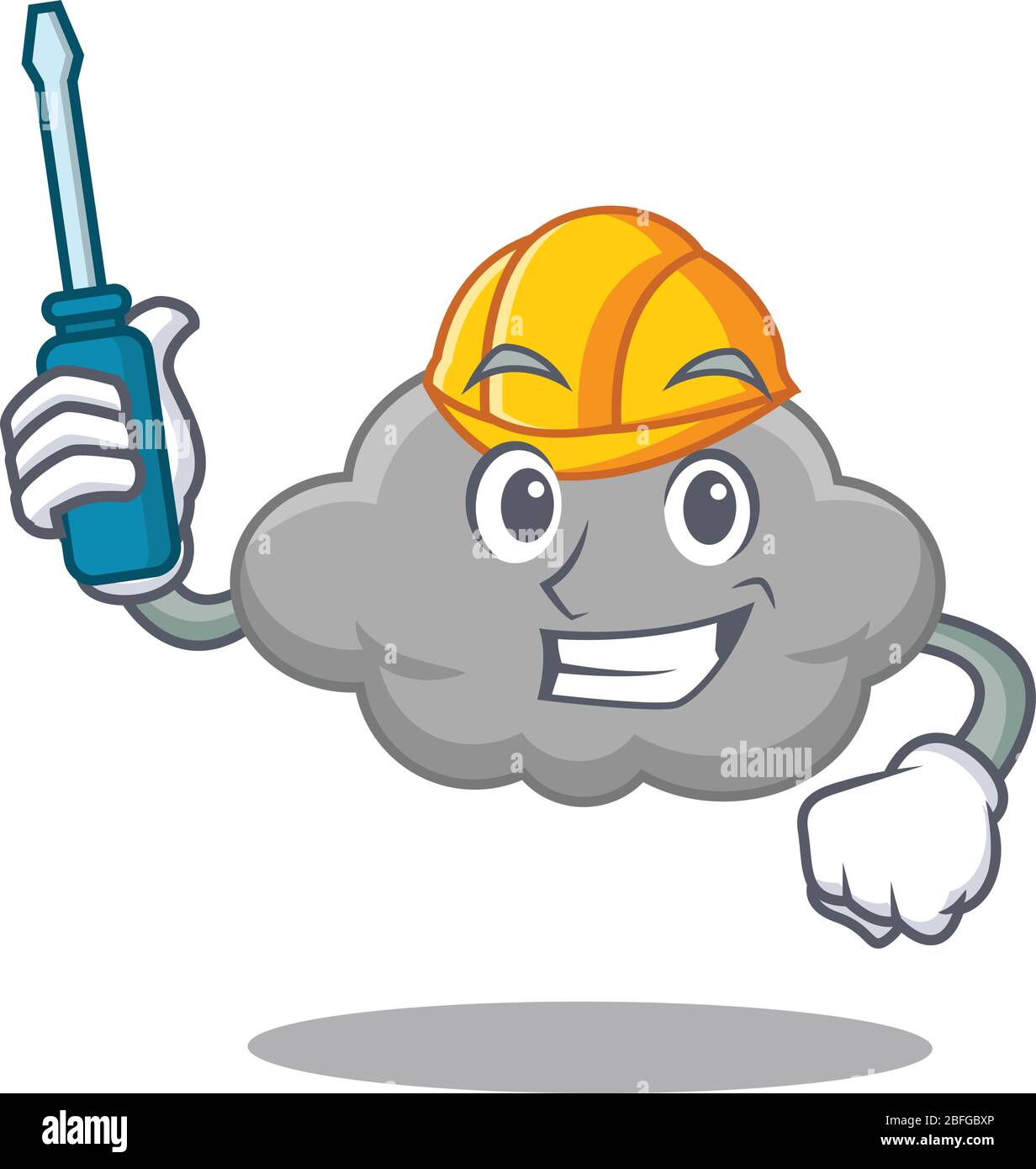 el personaje de dibujos animados de la nube gris trabajó como un automóvil Imagen Vector de stock - Alamy el personaje de dibujos animados de la nube gris trabajó como un automóvil Imagen Vector de stock - Alamy