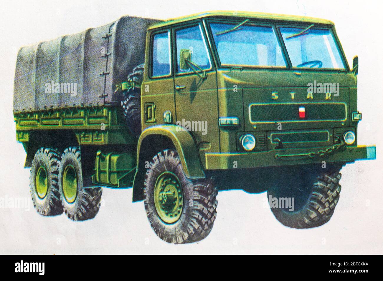 Star-266 Truck, 1974, Polonia Foto de stock