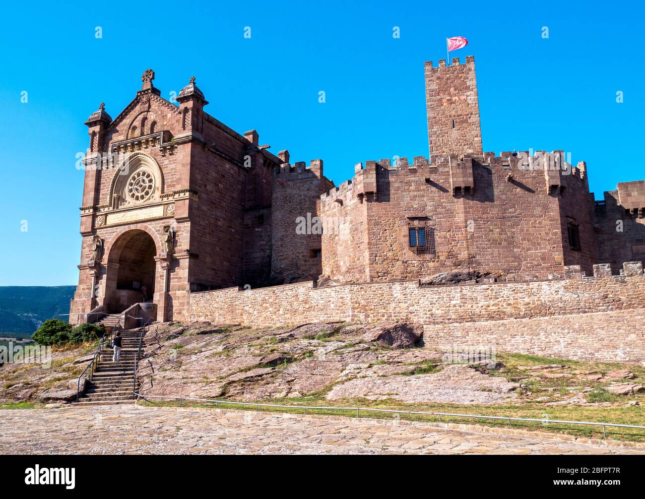 Castillo de Javier. Navarra. España Foto de stock