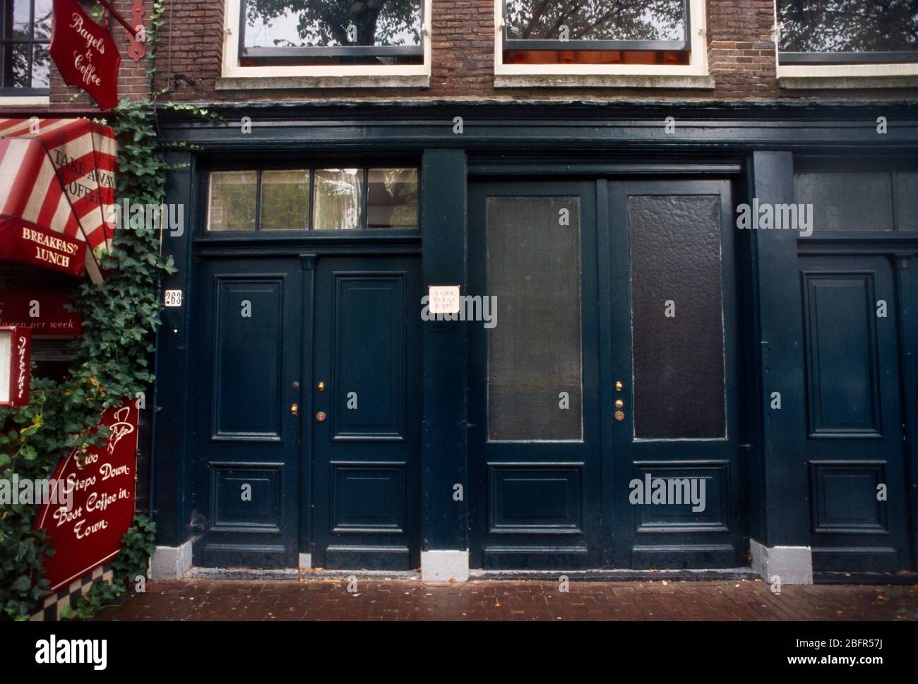 Amsterdam Holanda Anne Frank Huis Foto de stock