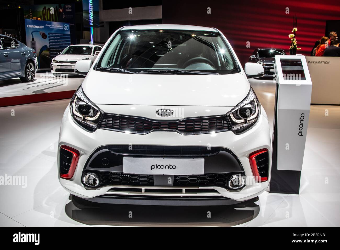 Bruselas Belgica 09 De Enero De Kia Picanto Gt Line En Brussels Motor Show Tercera Generacion Ja City Car Producido Por Kia Motor Fotografia De Stock Alamy