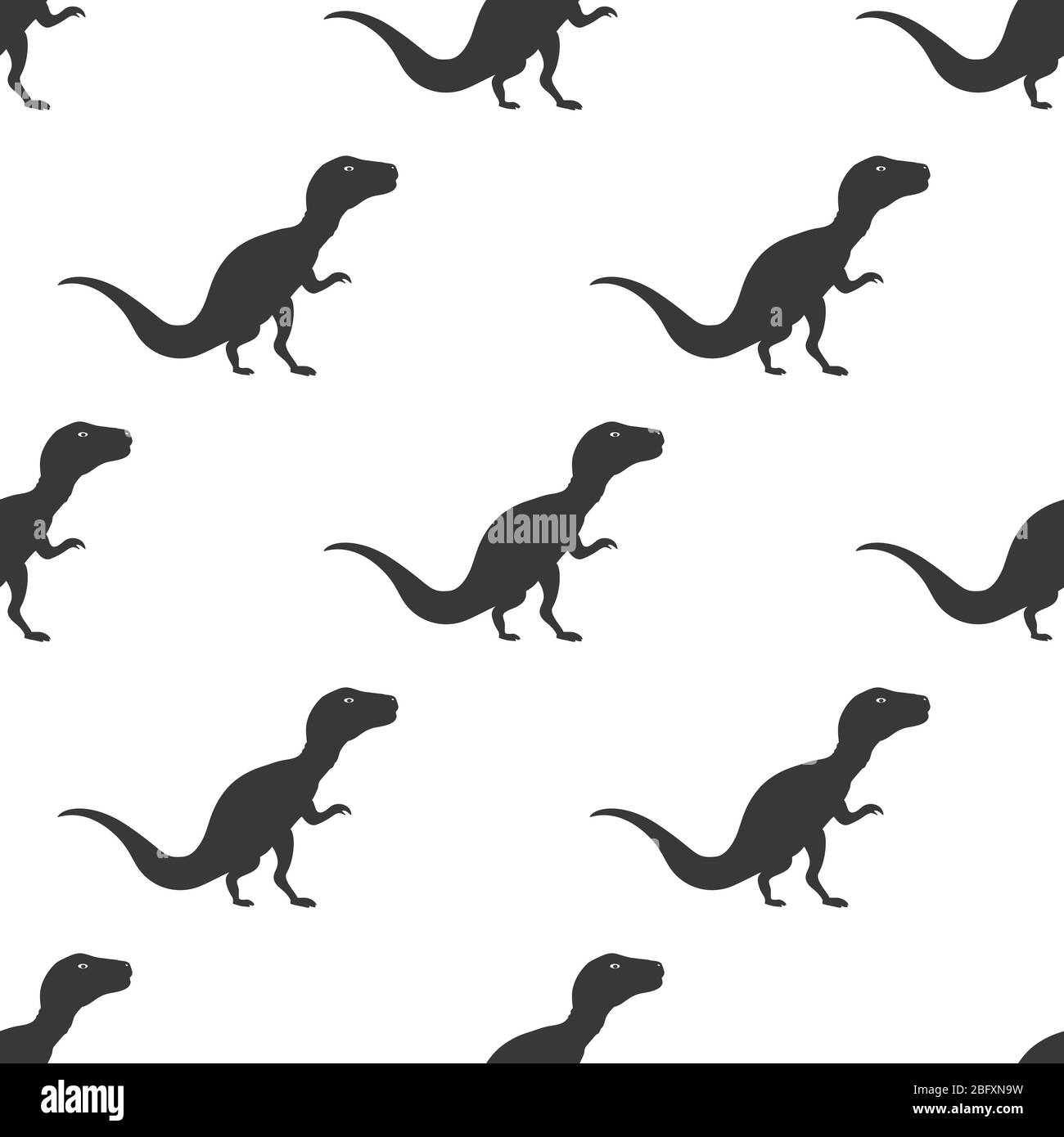 Silueta icono Dinosaurios Vector sin costuras patrón. Fondo de pantalla  Imagen Vector de stock - Alamy