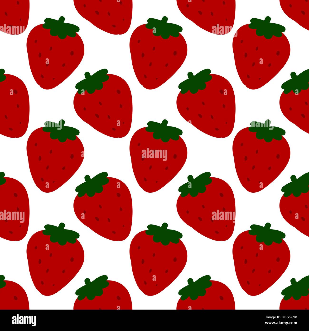 Papel tapiz de fresa, ilustración, vector sobre fondo blanco Imagen