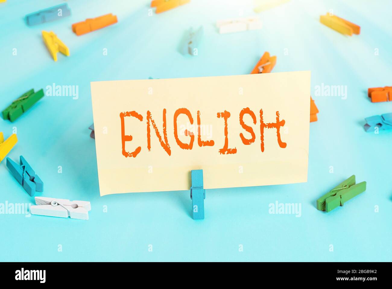 Escritura conceptual de mano mostrando inglés. Concepto significado