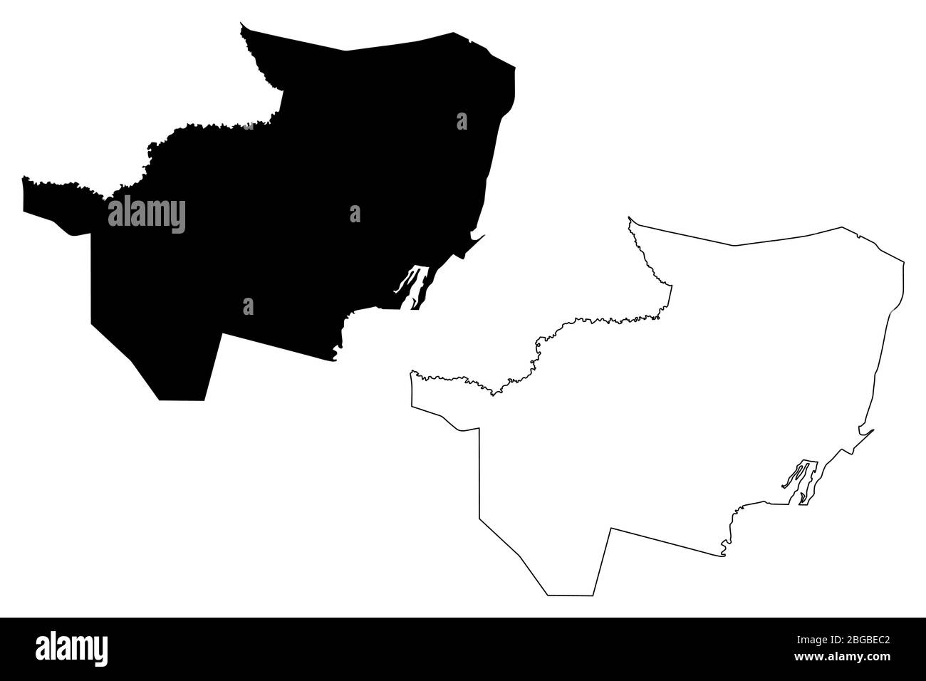 Mapa de brantley Imágenes vectoriales de stock Alamy