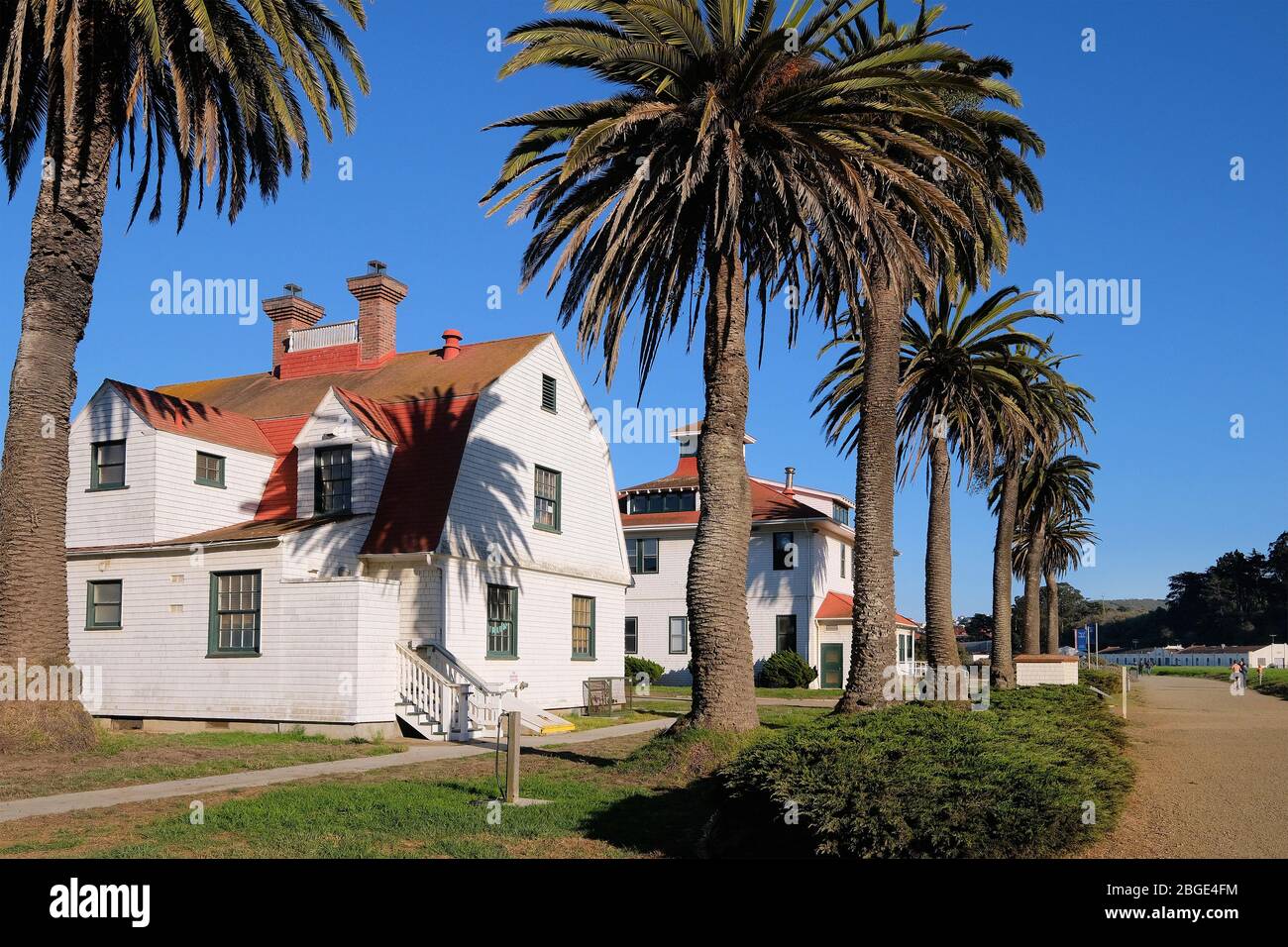 Santuario Nacional Marino de las Farallones mayores de NOAA, Crissy Field, San Francisco, Kalifornien, EE.UU Foto de stock