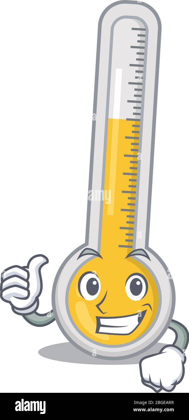 Termómetro cálido dibujo animado carácter hacer buen gesto Imagen Vector de stock - Alamy Termómetro cálido dibujo animado carácter hacer buen gesto Imagen Vector de stock - Alamy