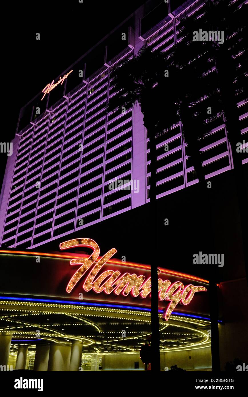 Flamingo Hotel, las Vegas, Nevada, Estados Unidos Foto de stock