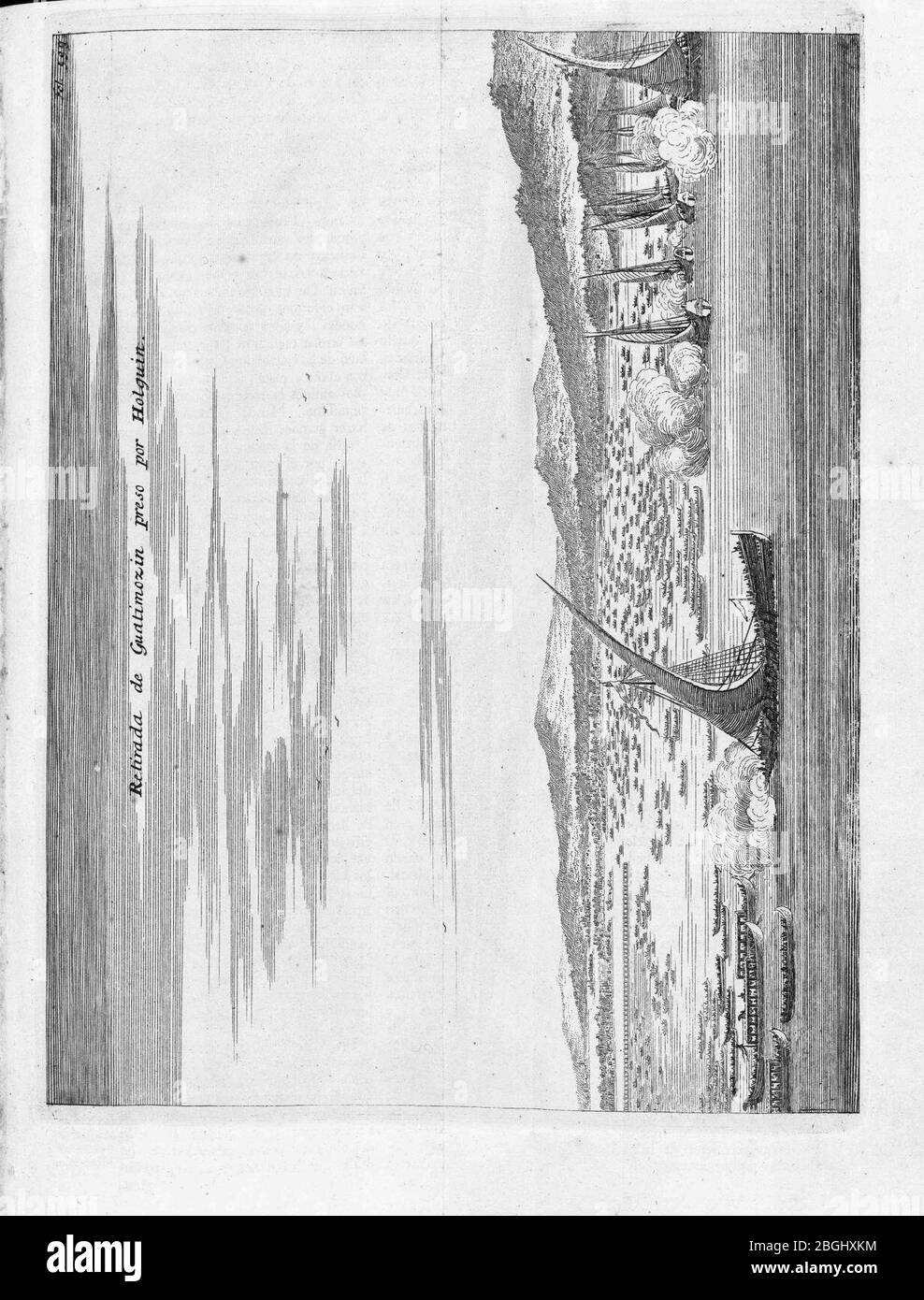 Historia general de los hecos de los castellanos (5). Foto de stock