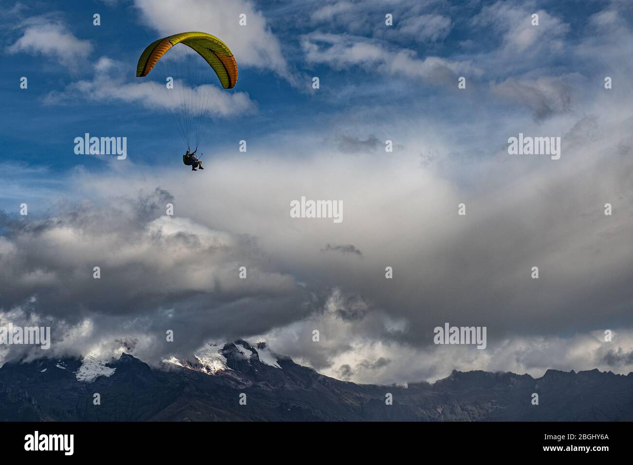 Parapente Foto de stock