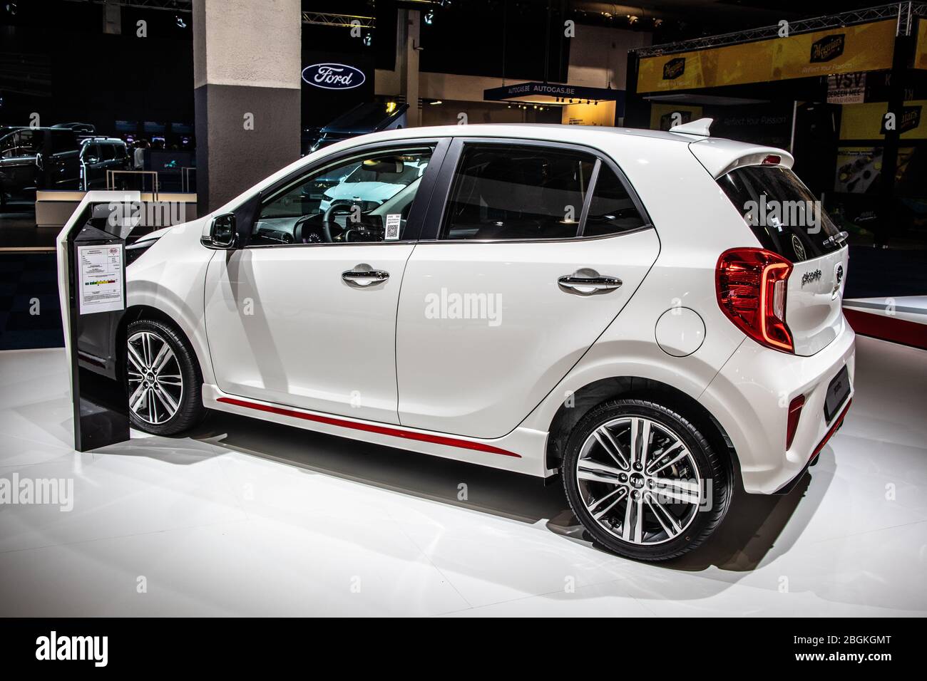 Bruselas Belgica 09 De Enero De Kia Picanto Gt Line En Brussels Motor Show Tercera Generacion Ja City Car Producido Por Kia Motor Fotografia De Stock Alamy