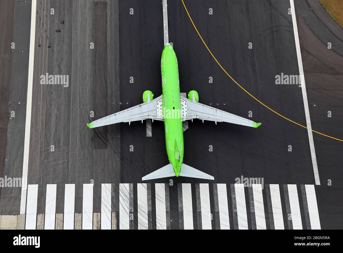 Foto aérea del Aeropuerto Internacional de Ciudad del Cabo Foto de stock