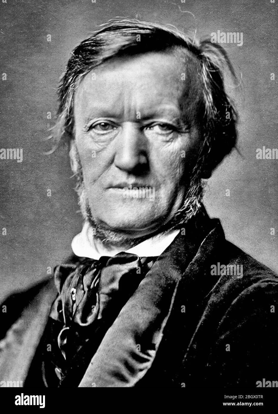 Richard Wagner, Munich, 1871 Foto de stock