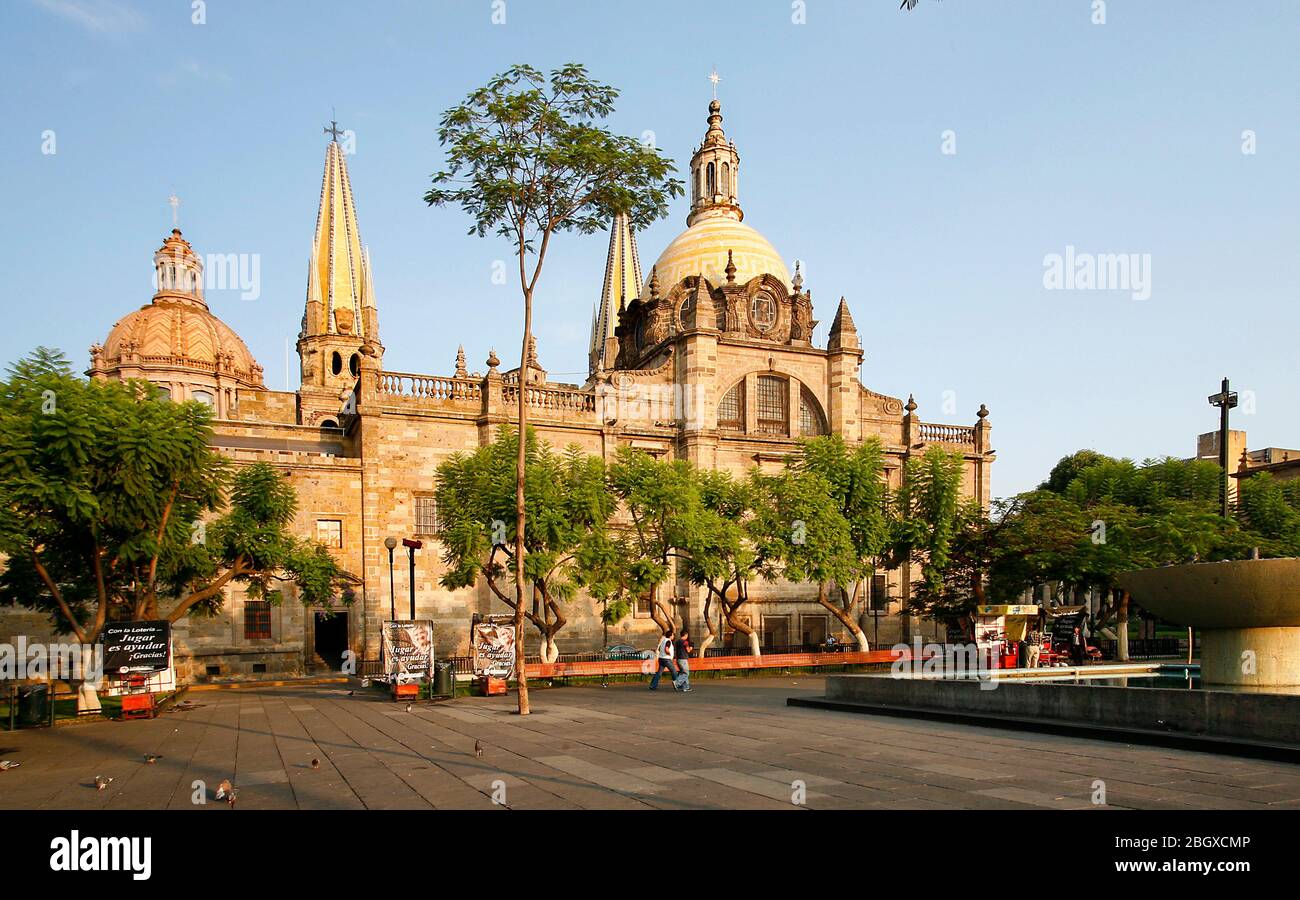 La Catedral, Guadalajara, Jalisco, México Foto de stock