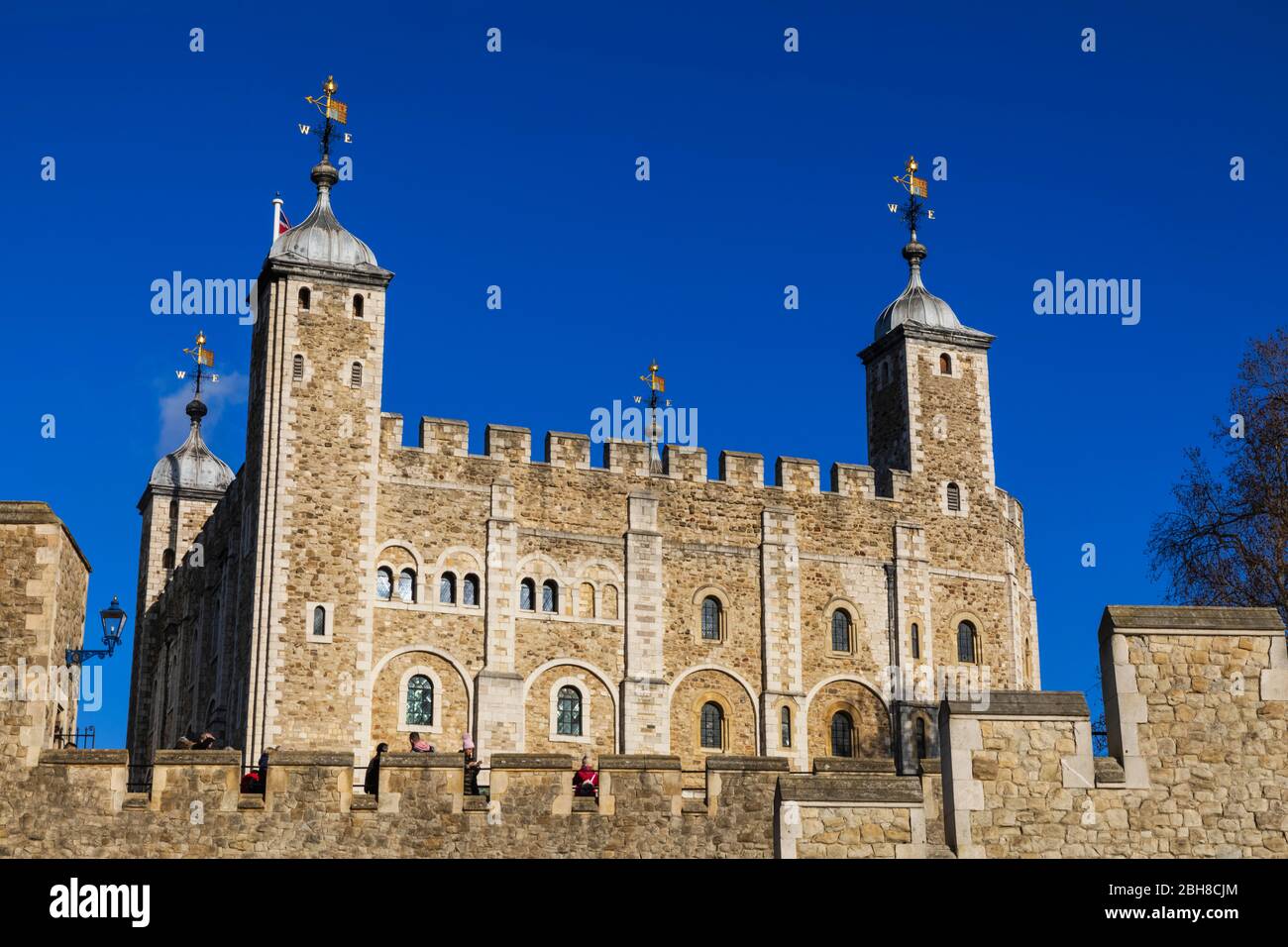 Inglaterra, Londres, la Torre de Londres, La Torre Blanca Foto de stock