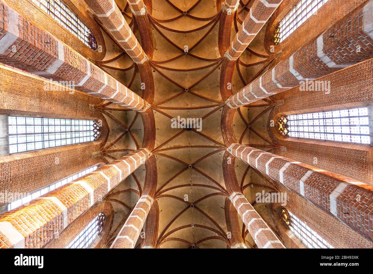 Europa, Polonia, Opole Voivodato, Nysa - Basílica de San James y San Agnes Foto de stock