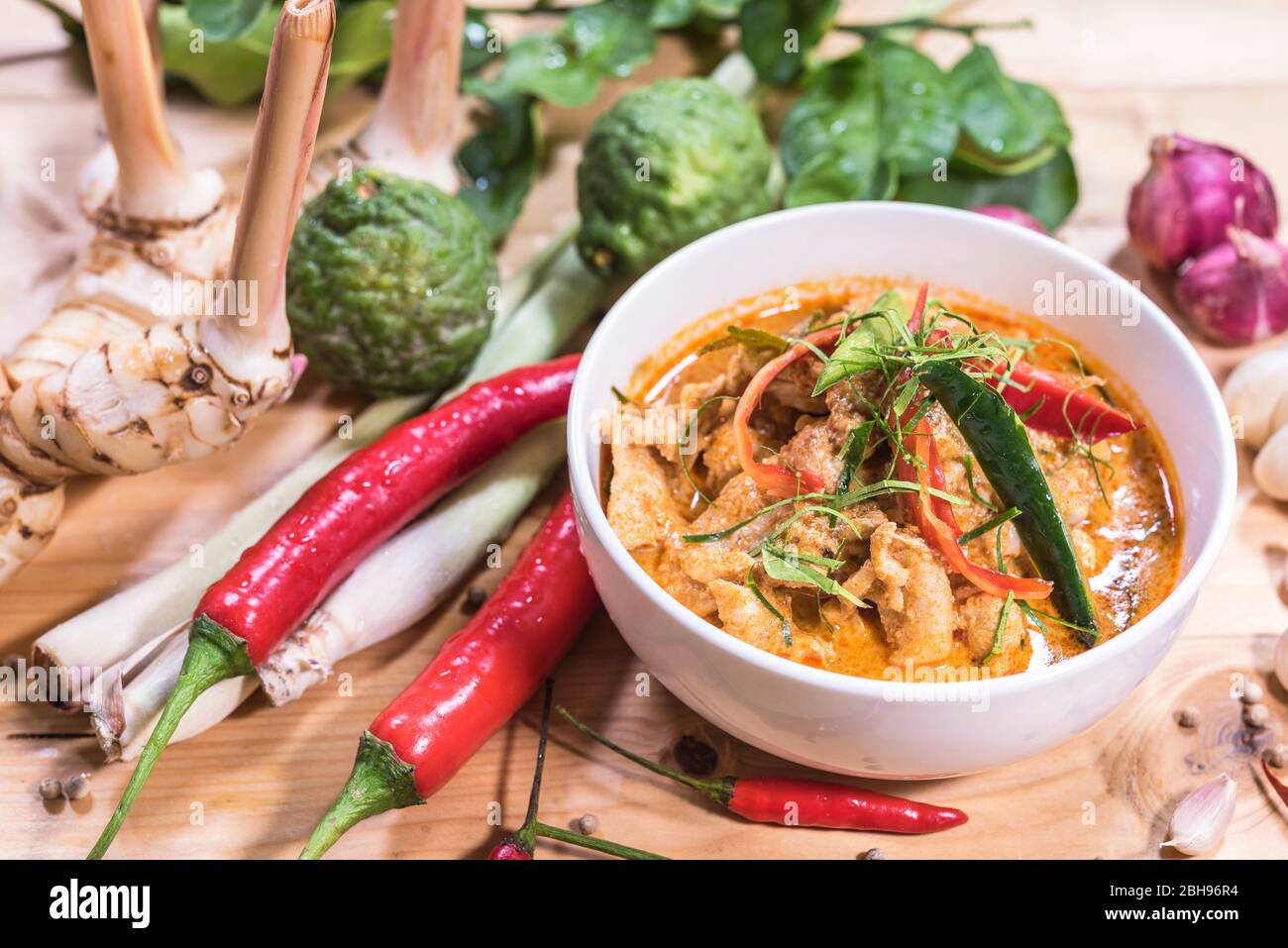 Fotos de deliciosa comida tailandesa Foto de stock