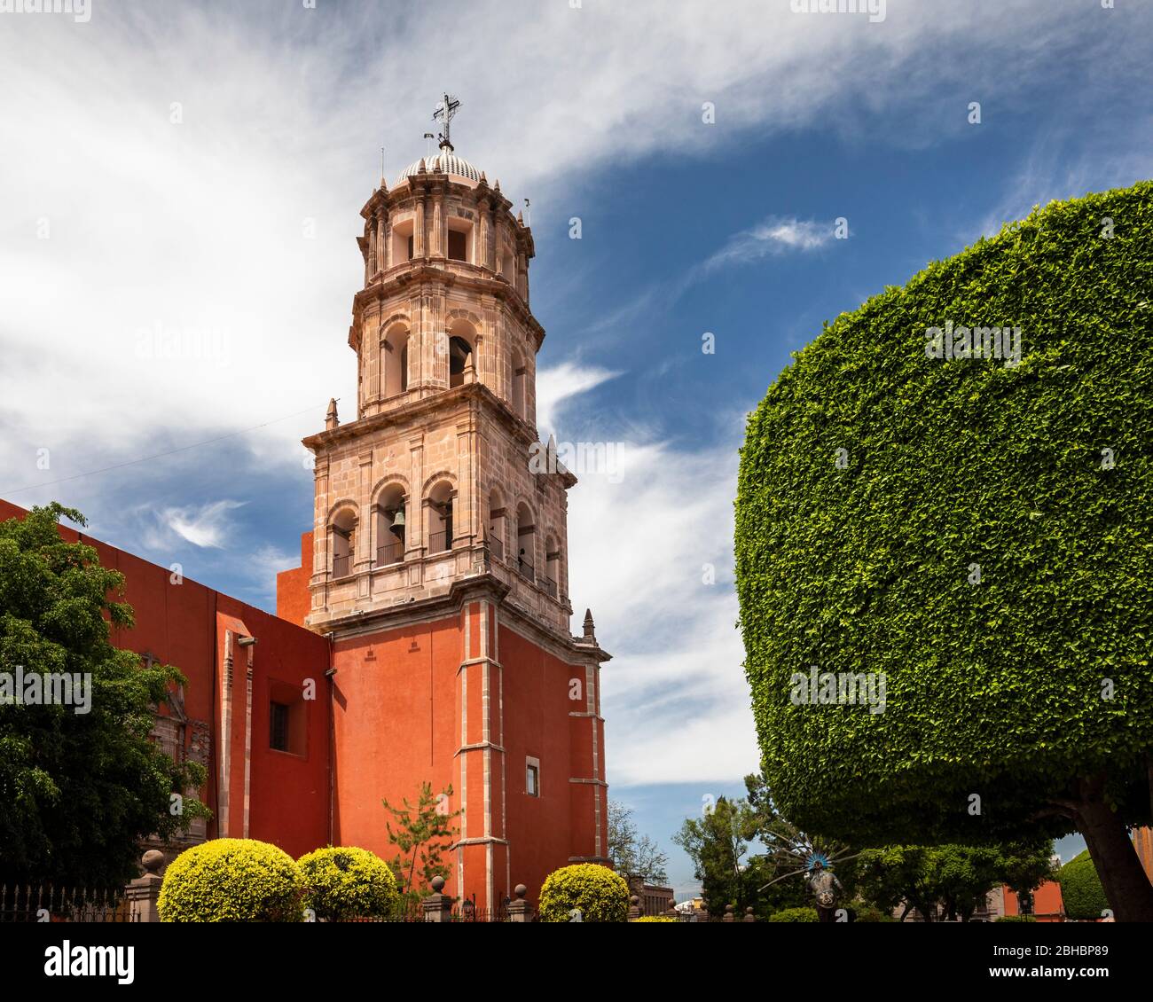 La catedral de San Felipe Neri en Querétaro, México Fotografía de stock