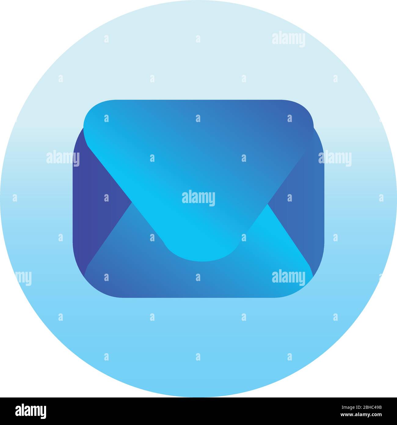 Diseño de sobres, carta de correo email mensaje Tarjeta de comunicación