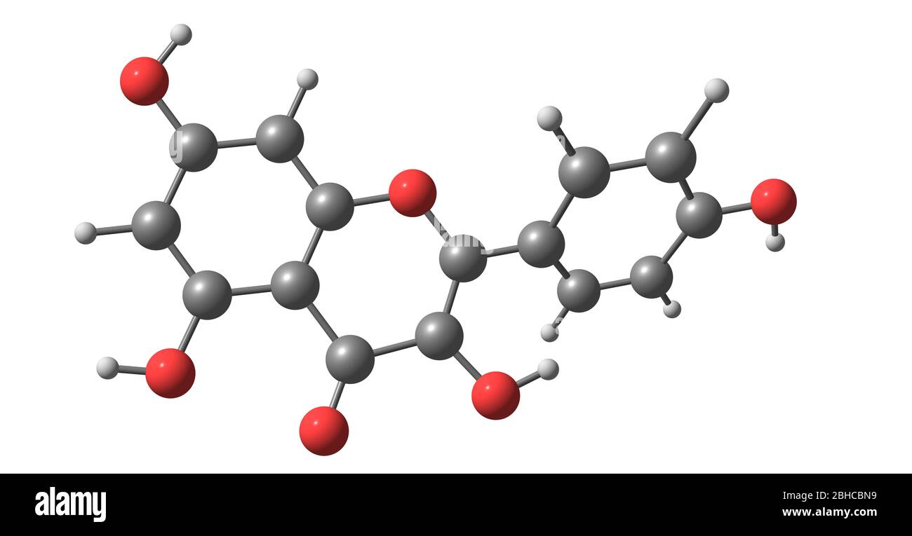 El kaempferol es un flavonol natural, un tipo de flavonoide, que se