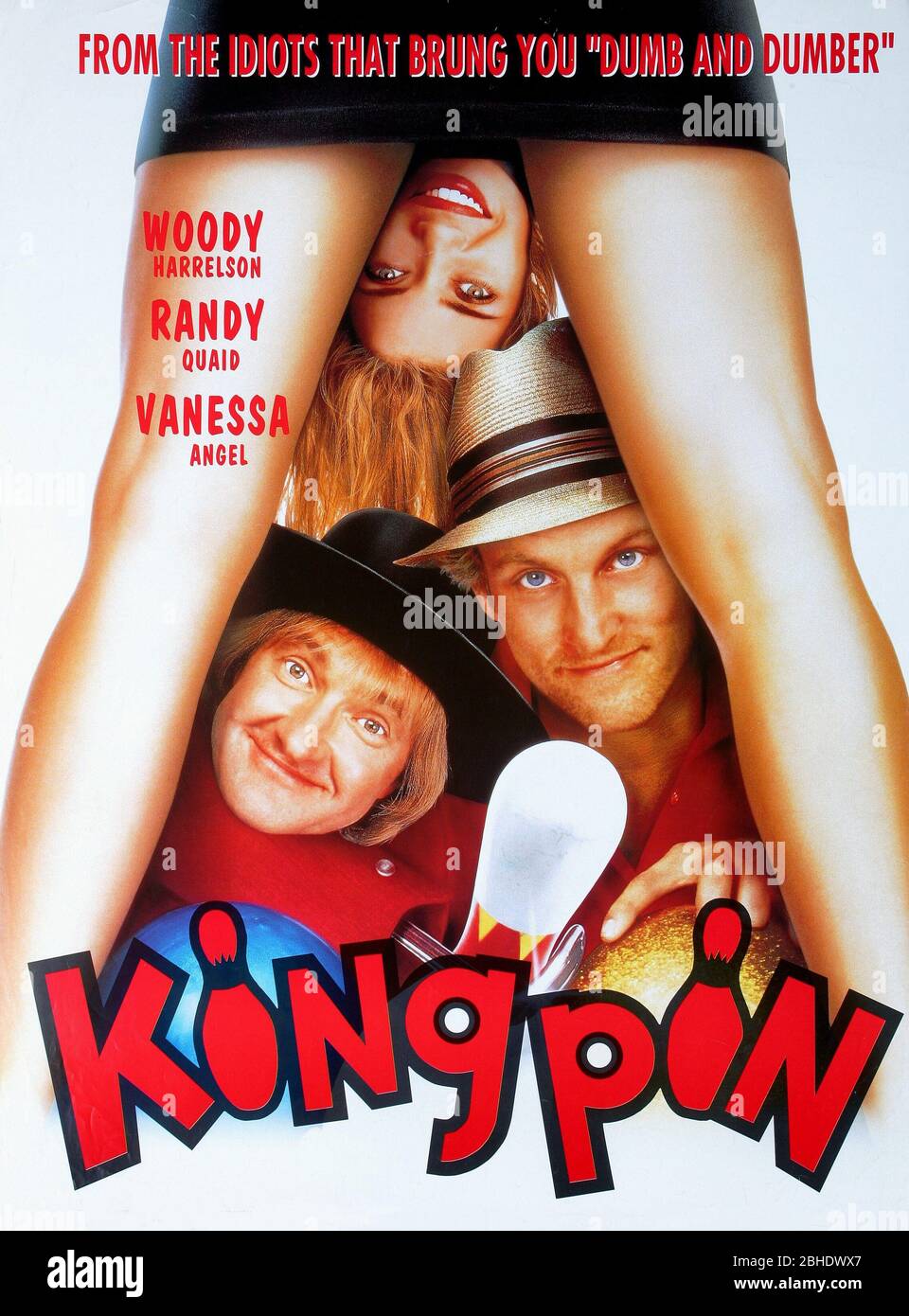 VANESSA ANGEL, Randy Quaid, Woody Harrelson póster, PIVOTE, 1996