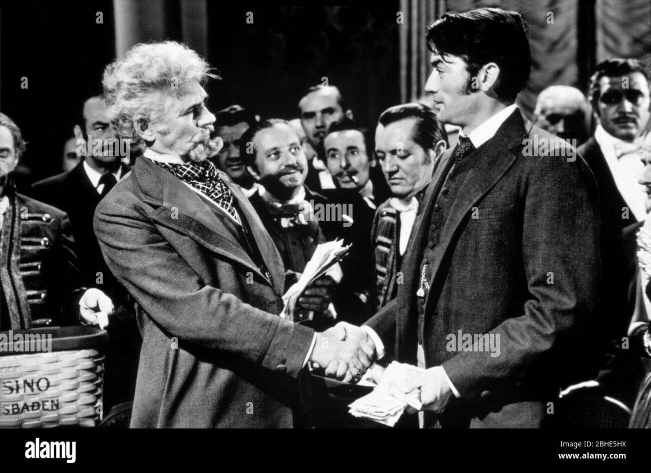 WALTER Huston, Gregory Peck, el gran pecador, 1949 Foto de stock