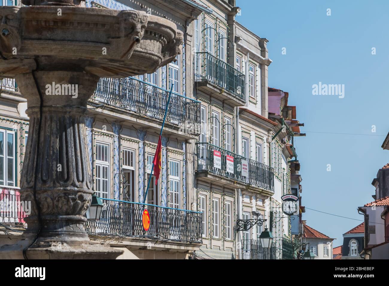 Viana do Castelo, Portugal, Portugal 10 de mayo de 2018 Detalle