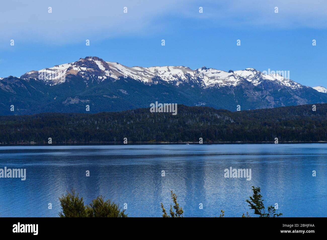 Siete Lagos Patagonia Foto de stock