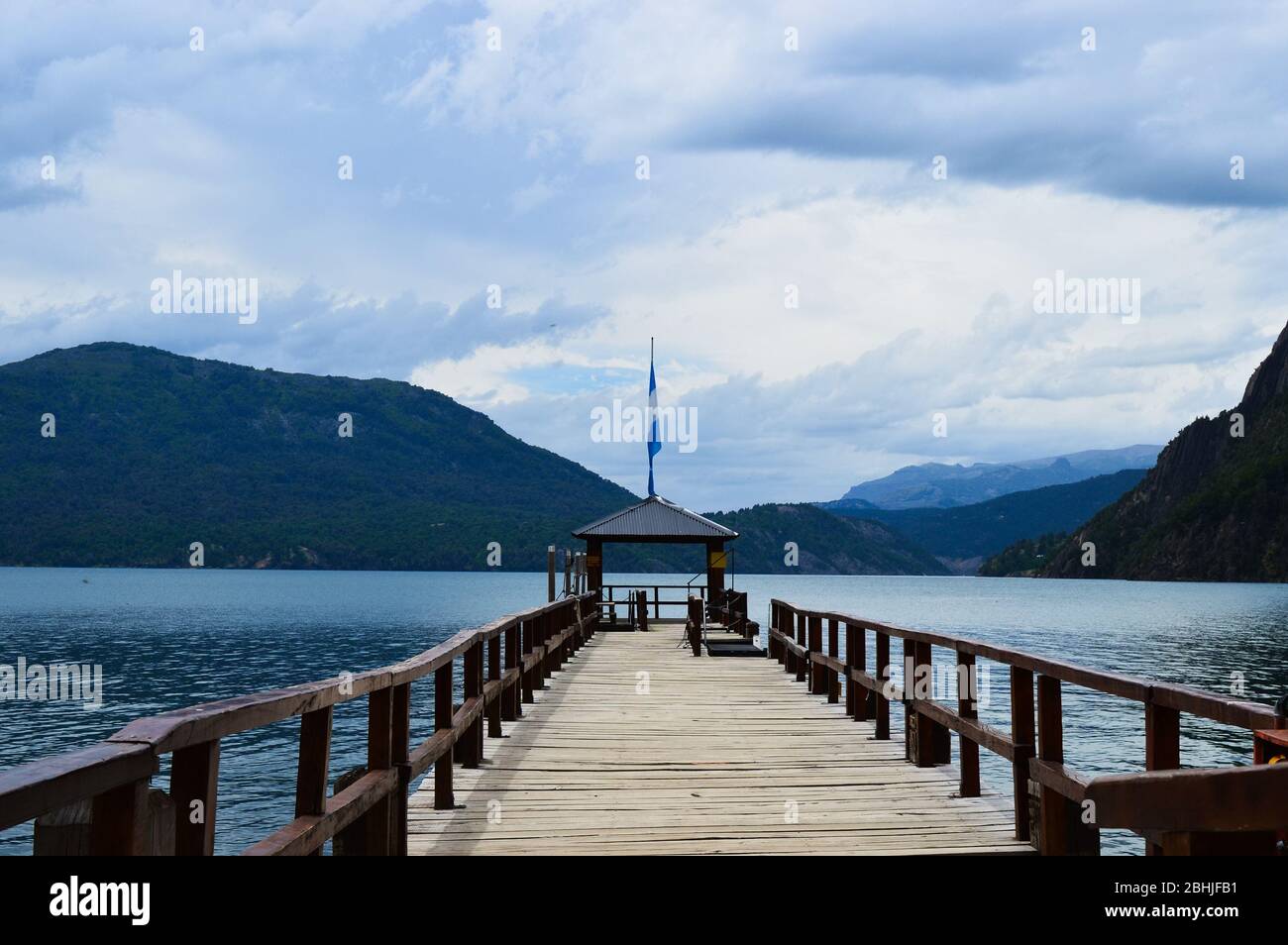 Siete Lagos Patagonia Foto de stock