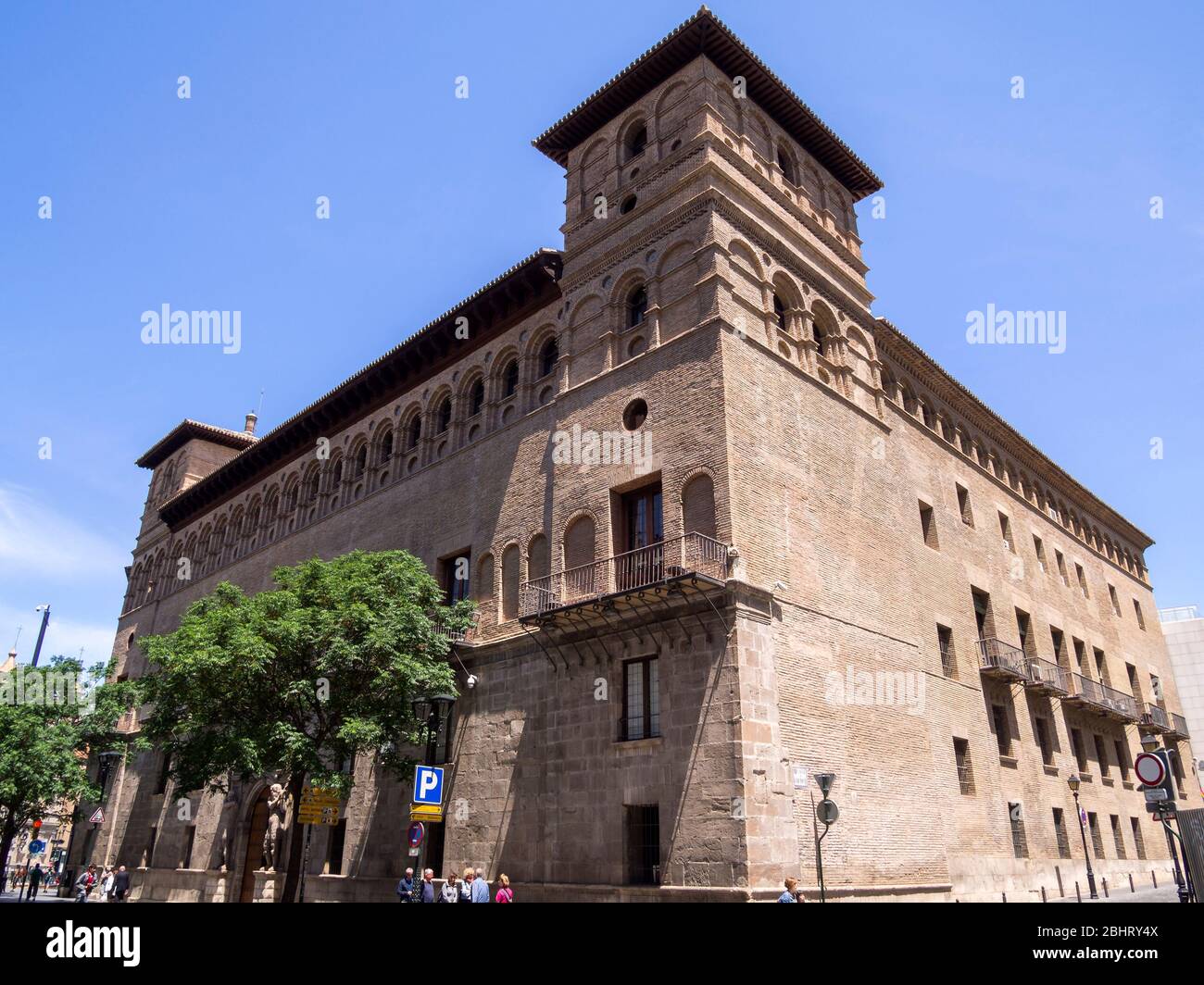 Palacio de los Luna. Zaragoza. Aragón. España Fotografía de stock Alamy