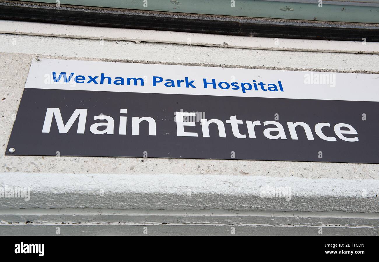 Slough, Berkshire, Reino Unido. 1 de agosto de 2018. Wexham Park Hospital en Slough parte de la Fundación Frimley Health NHS. Crédito: Maureen McLean/Alamy Foto de stock