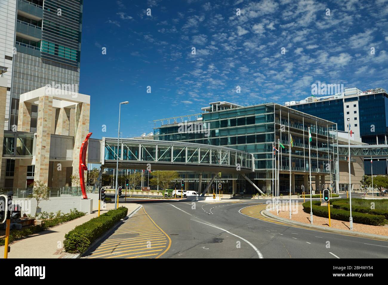 Centro Internacional de Convenciones de Ciudad del Cabo, Ciudad del Cabo, Sudáfrica Foto de stock