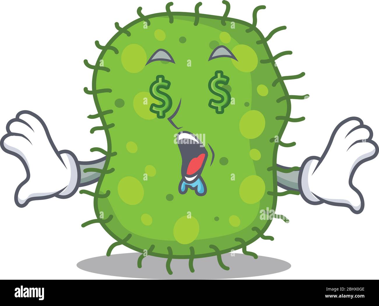 Dibujo animado de escherichia con ojos de dinero Imagen Vector de stock - Alamy Dibujo animado de escherichia con ojos de dinero Imagen Vector de stock - Alamy