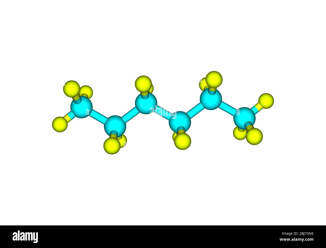 El Hexano Es Un Alquano De Seis Atomos De Carbono Con La Formula Quimica C6h14 Los Hexanos Son Componentes Significativos De La Gasolina Fotografia De Stock Alamy